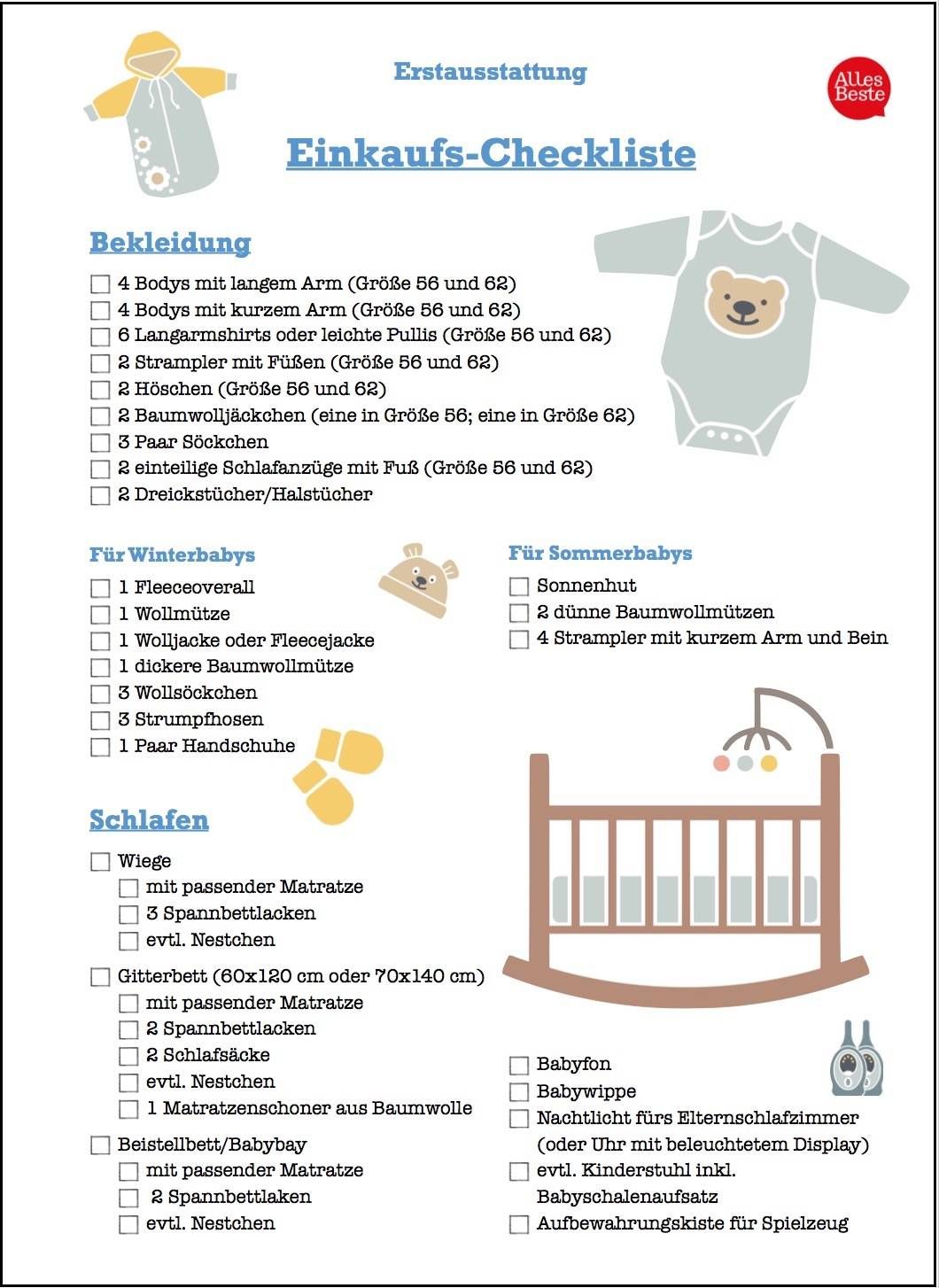 Erstausstattung für das Baby: Was braucht man wirklich?