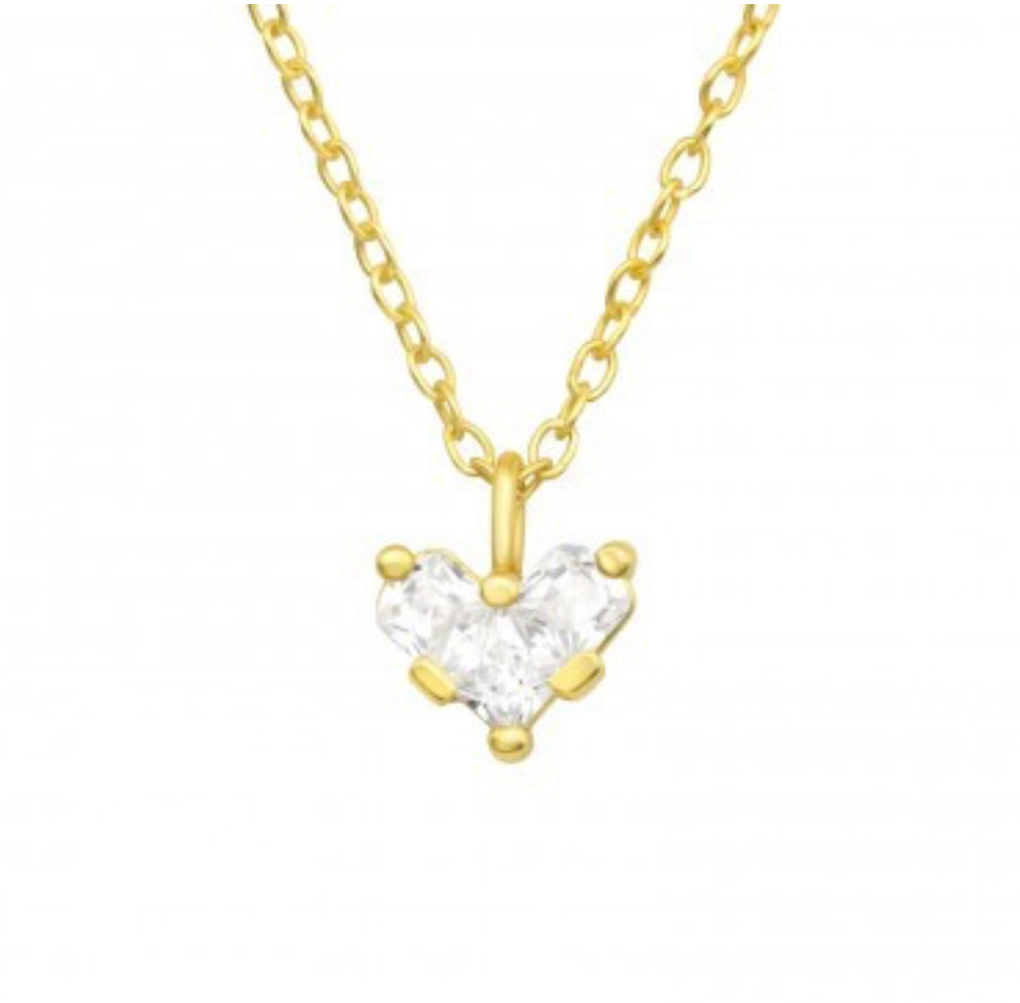 Liebevolle Herz-Halskette aus 925 Sterling Silber