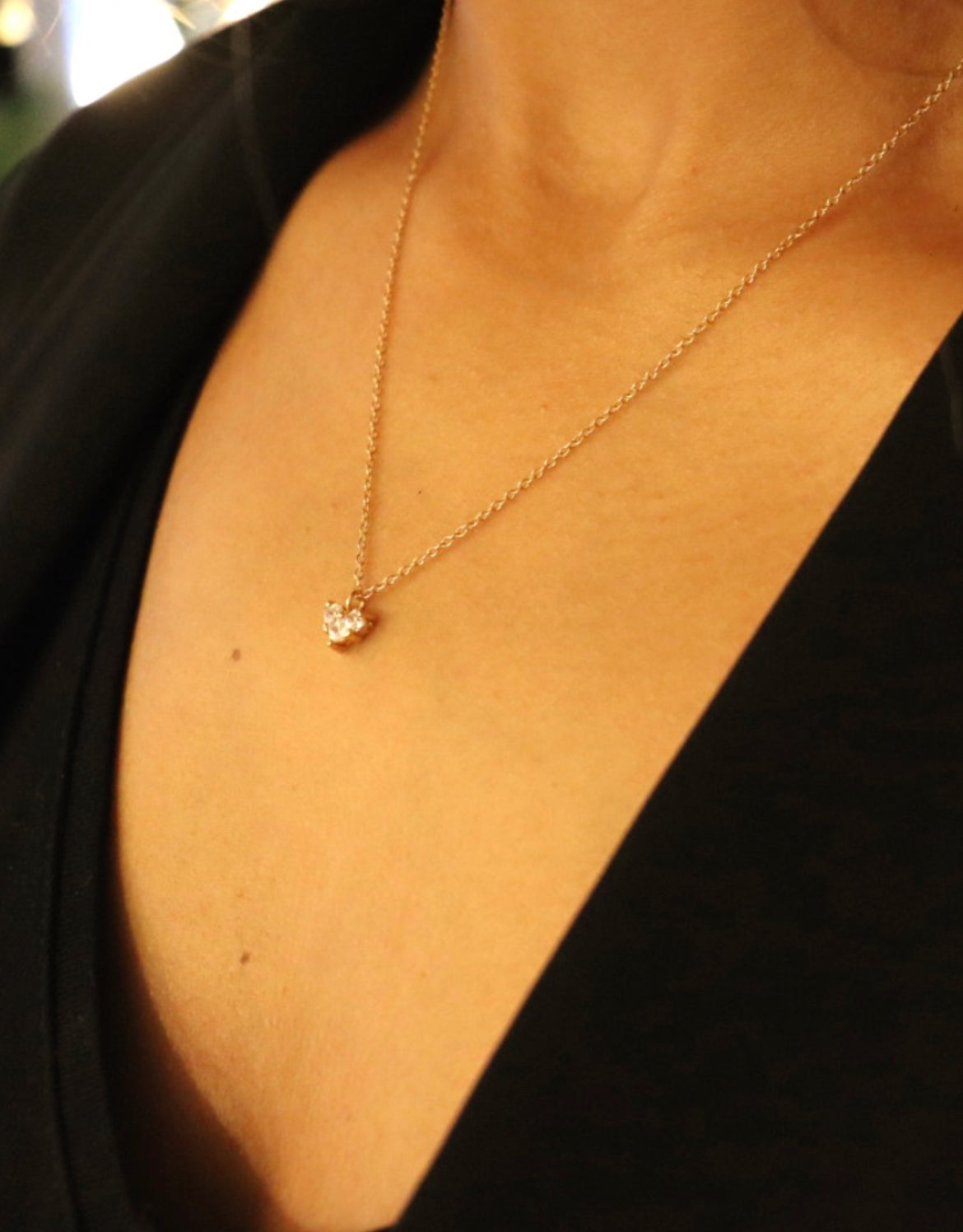 Liebevolle Herz-Halskette aus 925 Sterling Silber